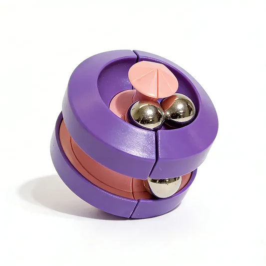 Shuang Run Rotating Puzzle Toy Magic Ball Children's adult anti-stress toy magnetic track spinning pinball gyro cube ball toy fidget spinner