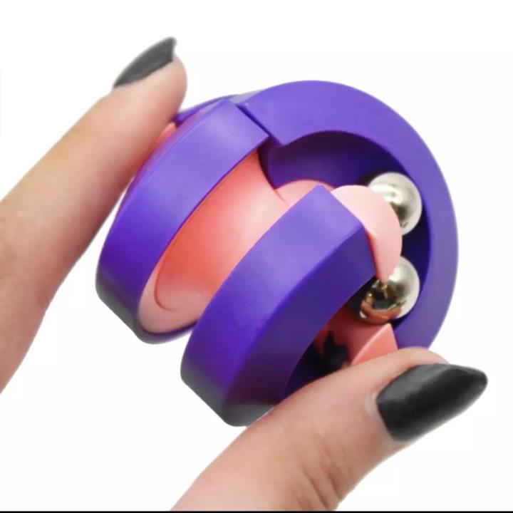 Shuang Run Rotating Puzzle Toy Magic Ball Children's adult anti-stress toy magnetic track spinning pinball gyro cube ball toy fidget spinner