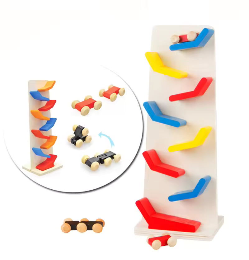 Wooden Slippery Car - Stress Relieving Toy