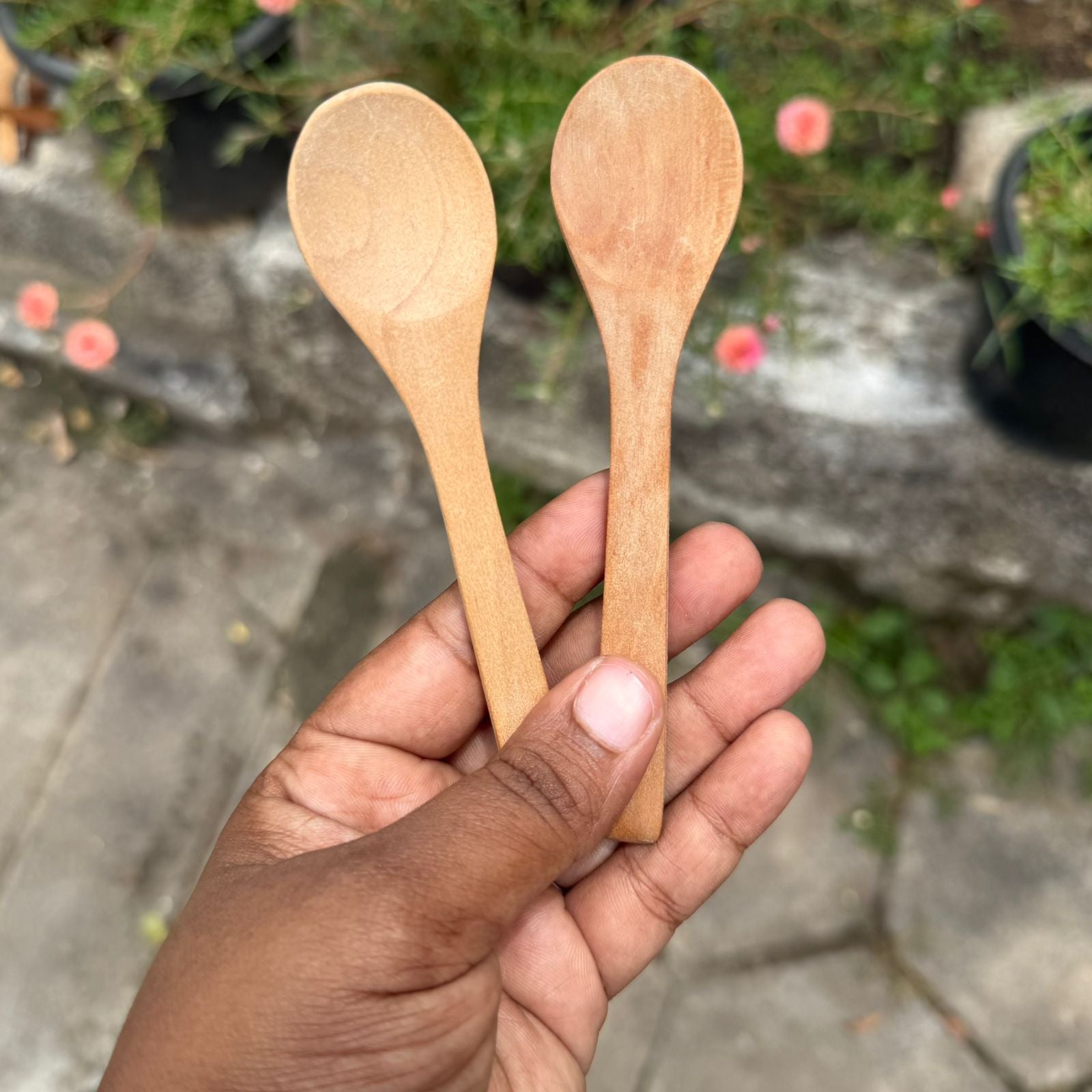 Small White Tea spoon - 1 piece