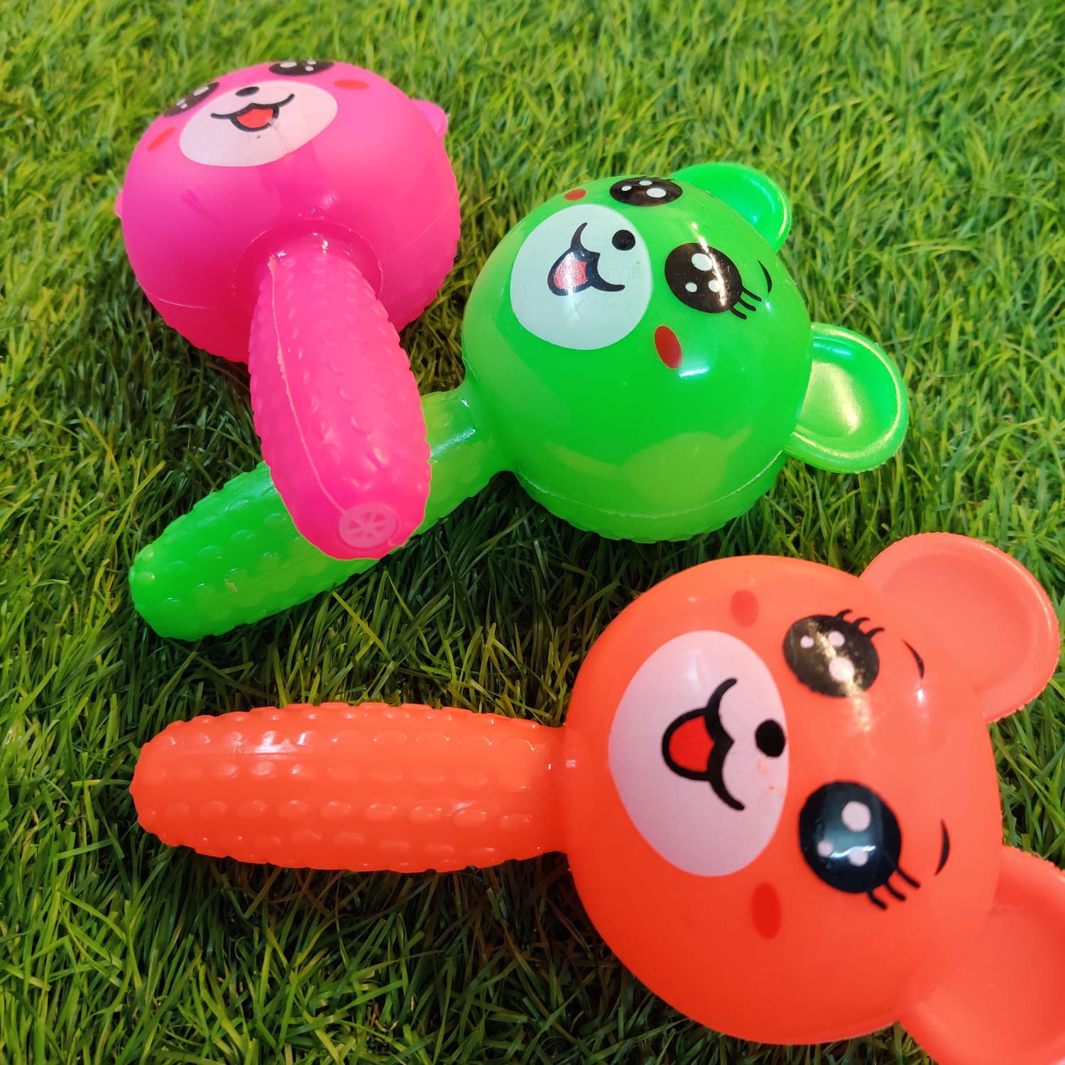 Sound and Lighting Rubber Rattle For Kids