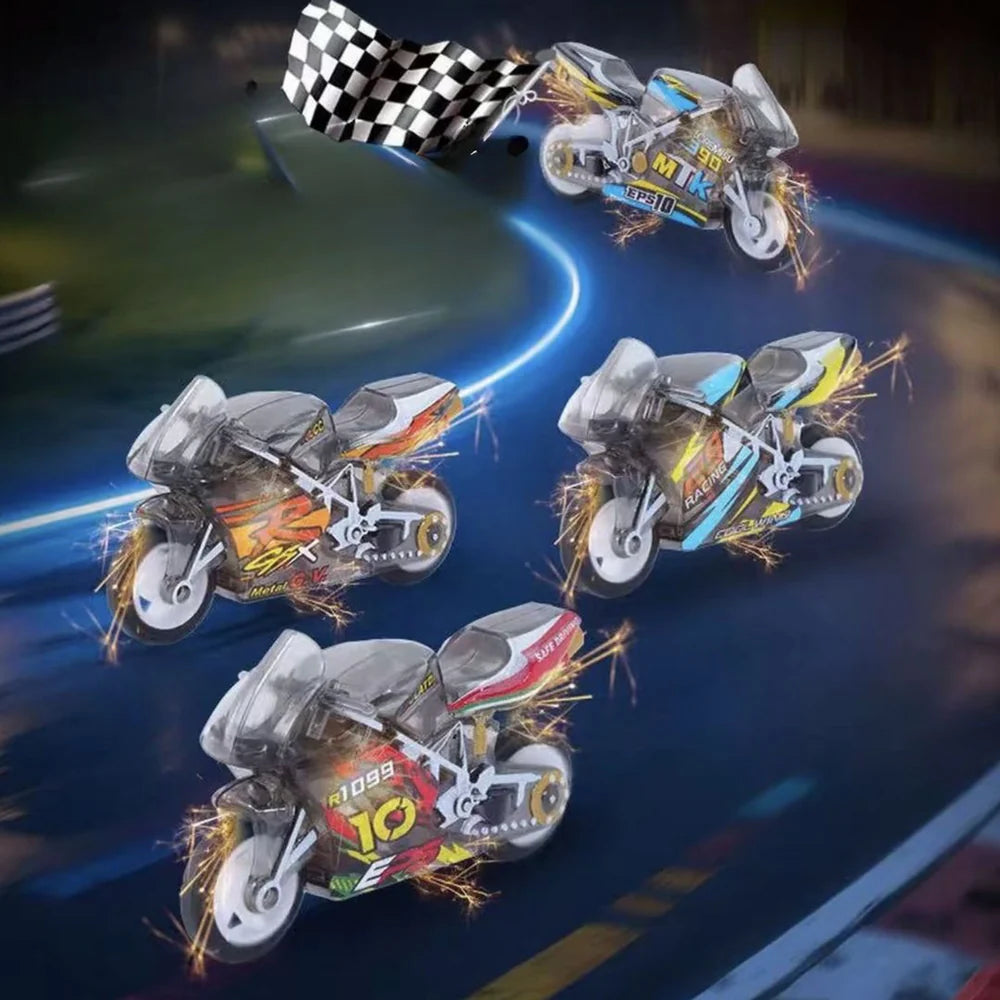 Spark Bike Key chain- Friction Powered Fire Ignite Bike - Any 1