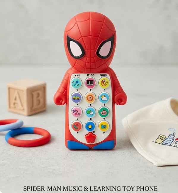 Spider-Man Kids Musical Toy Mobile Phone