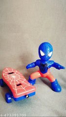 Pull out Spider Man Skating Sound Toy - Big 1 piece