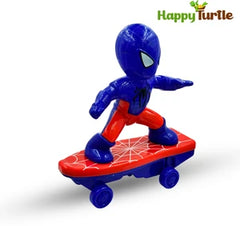 Pull out Spider Man Skating Sound Toy - Big 1 piece