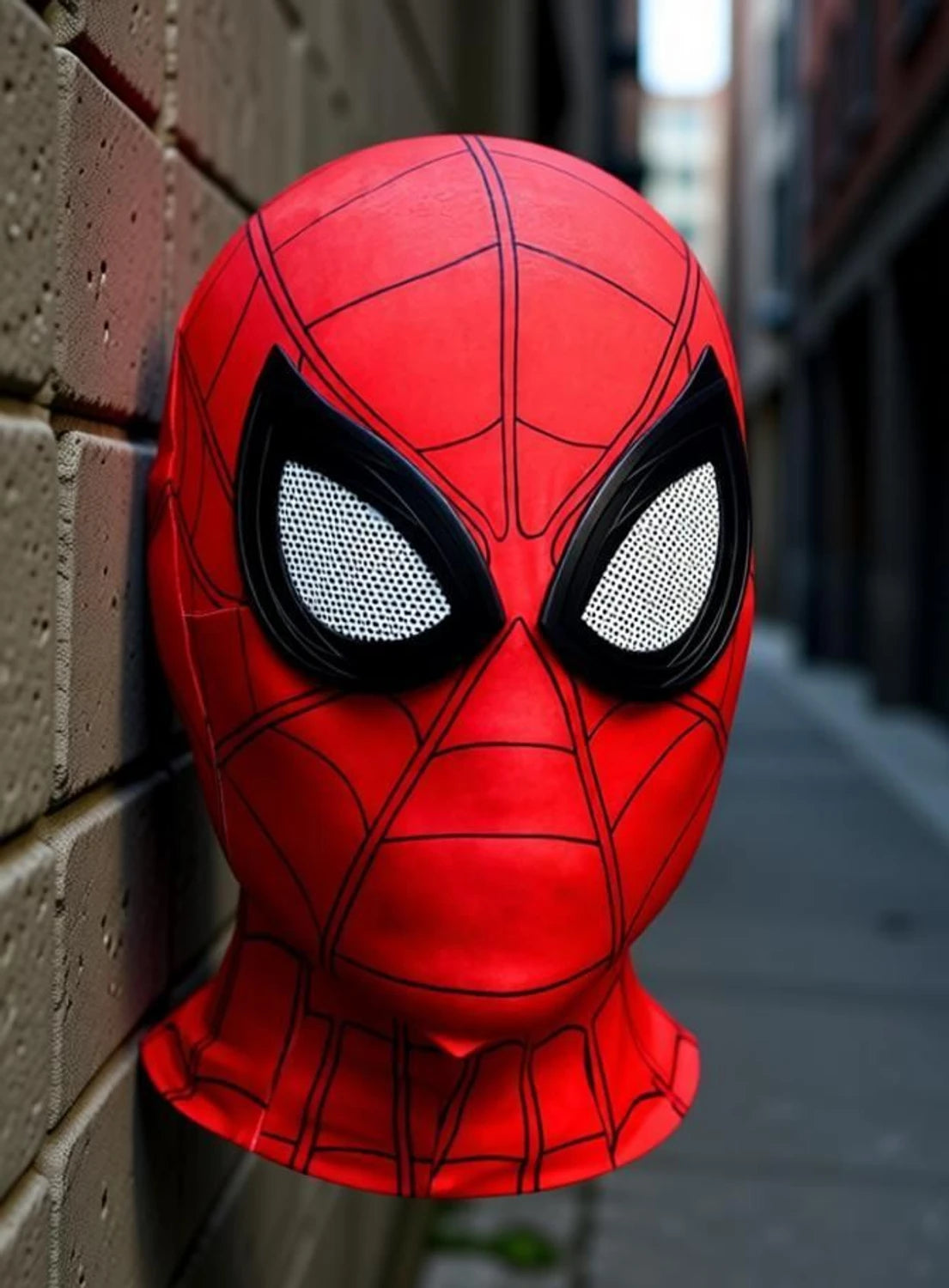 Spiderman Mask with Blinking Eyes (Manual jaw operation)