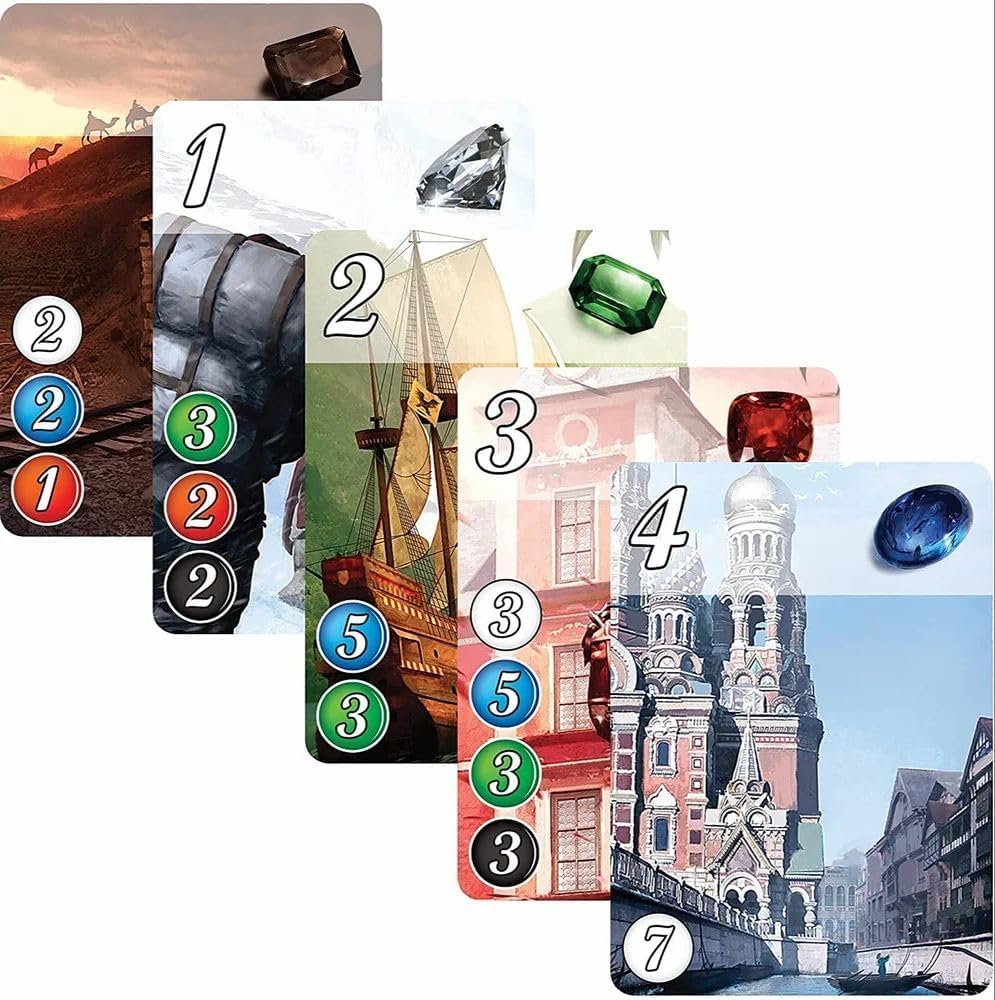 Strategy Card Game of Gem Trading & Development