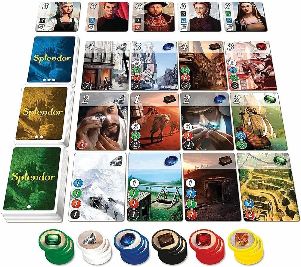 Strategy Card Game of Gem Trading & Development