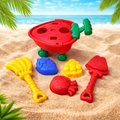 Strawberry Fantastic Beach Sand Toy- 7 pieces Set