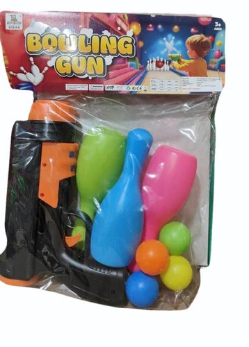 Super Ball Gun with 4 Balls and 3 tumbles | Toy for Kids - Random Color