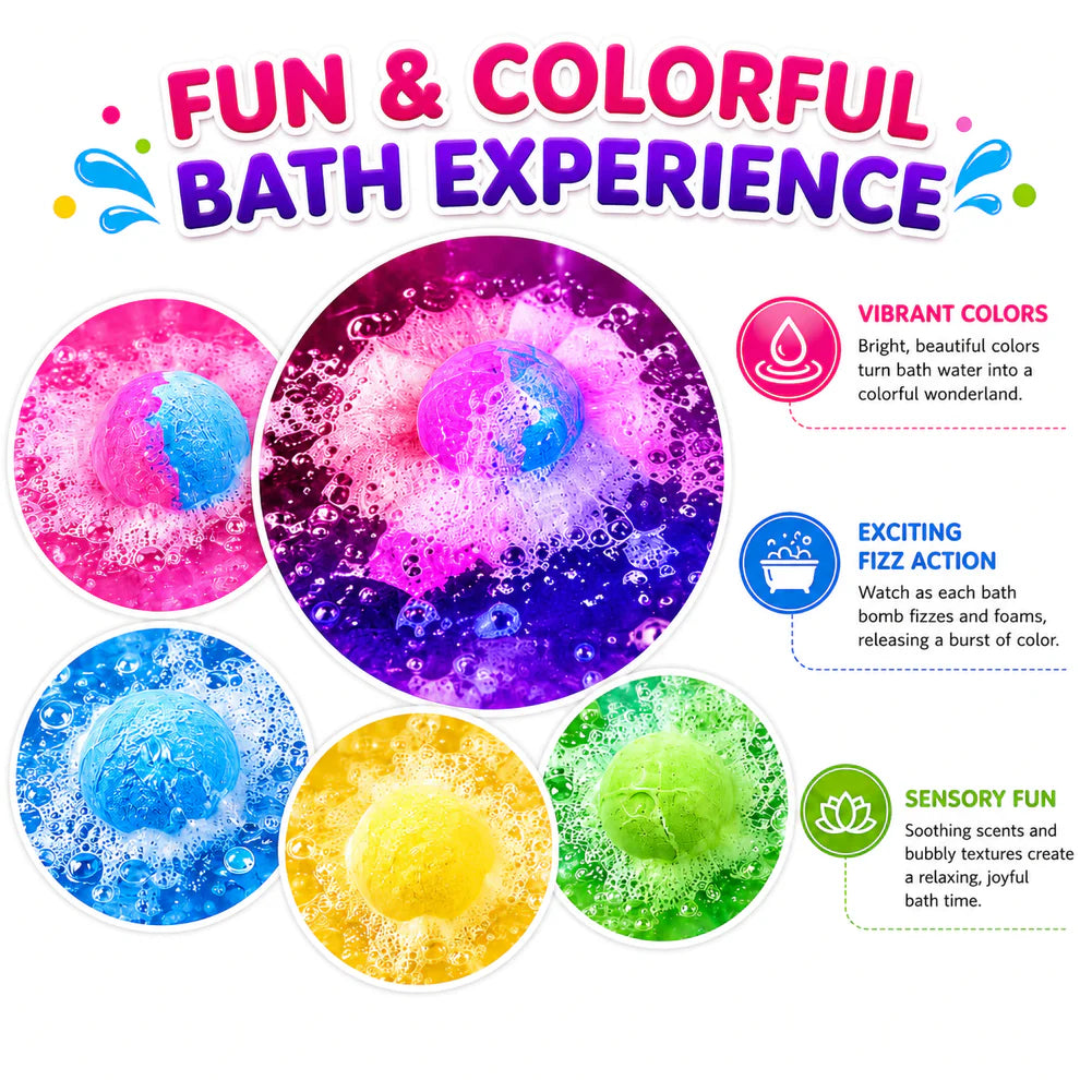 Surprise Toy Organic Bath Bombs for Kids-Pre Booking Only
