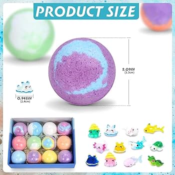 Surprise Toy Organic Bath Bombs for Kids-Pre Booking Only