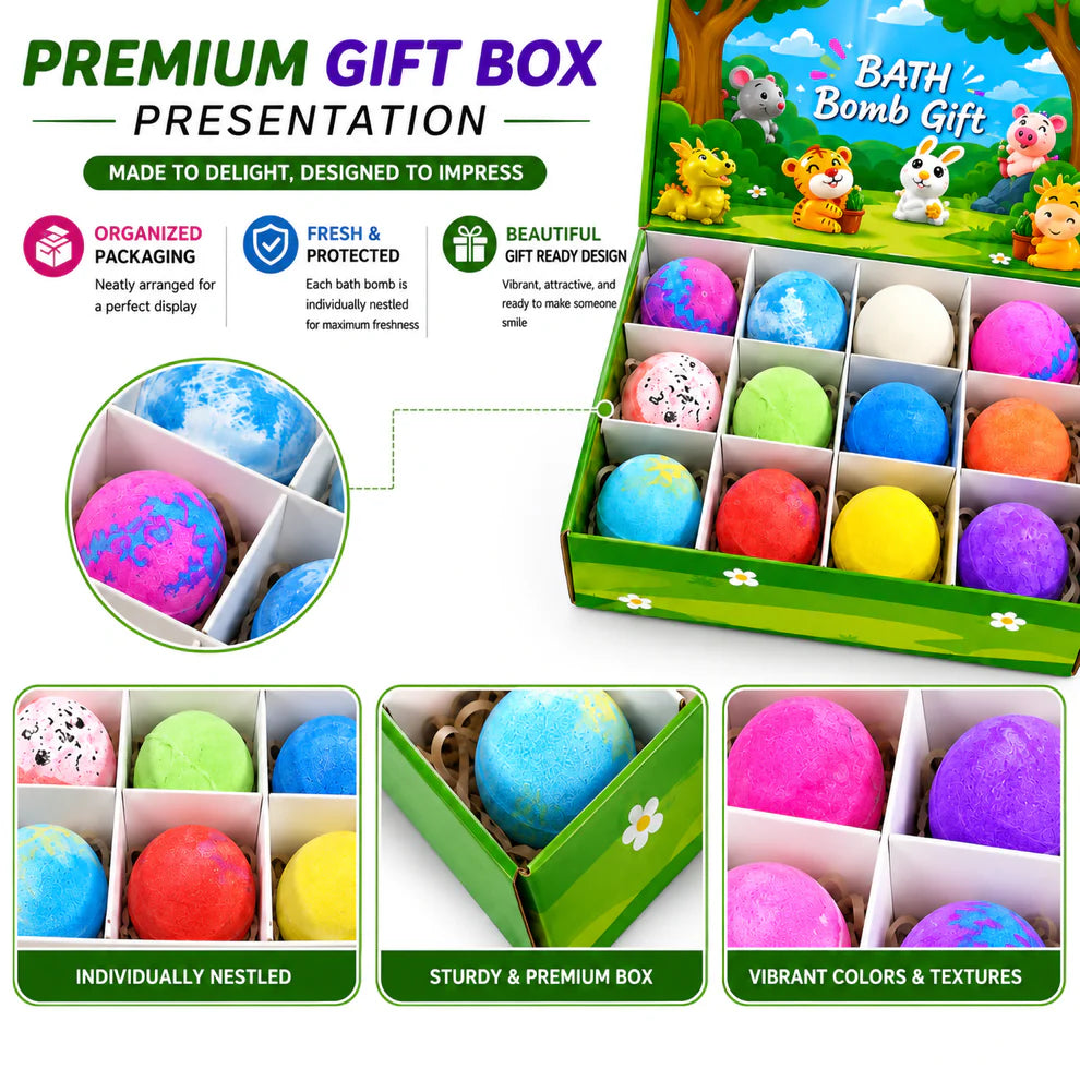 Surprise Toy Organic Bath Bombs for Kids-Pre Booking Only
