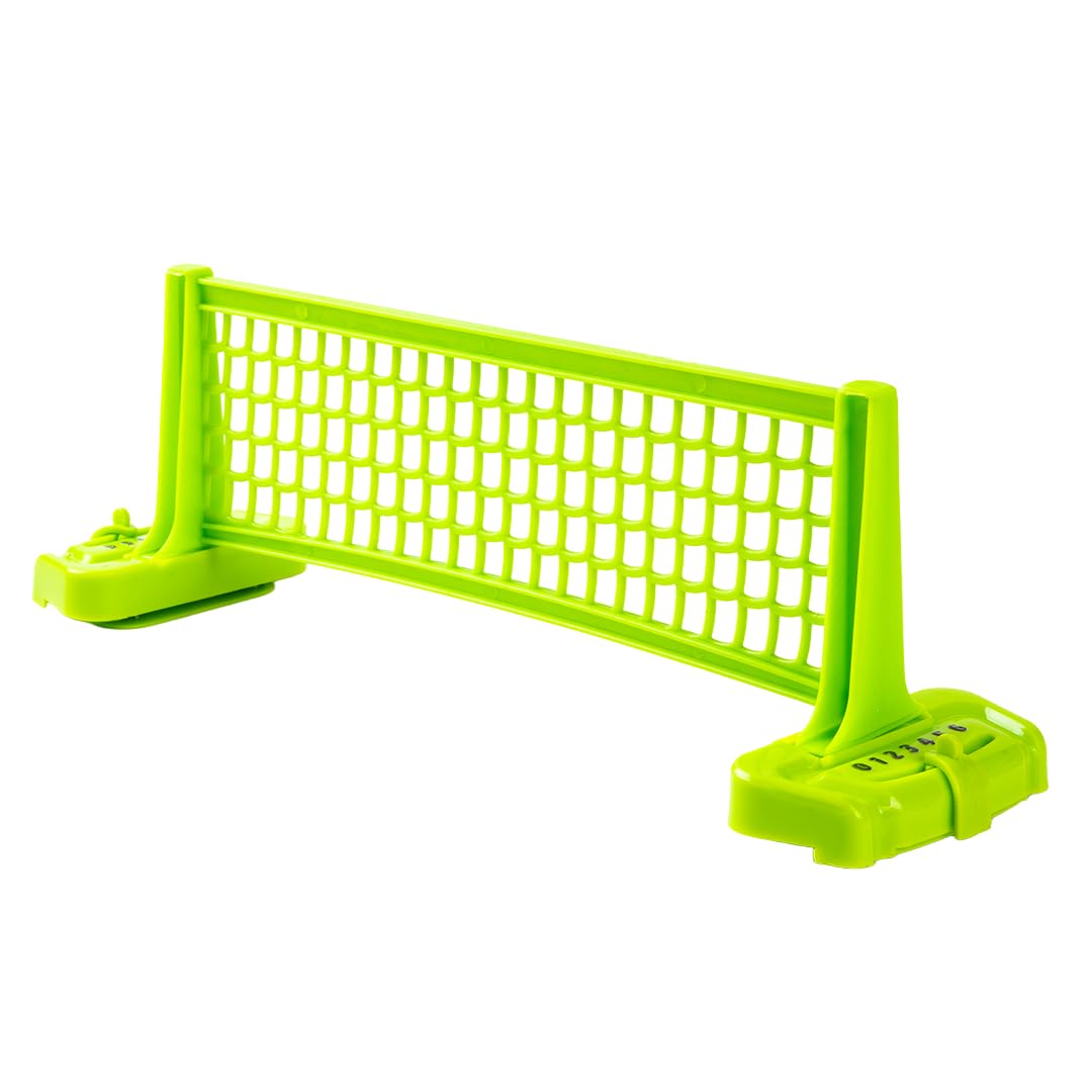 Table Top Pickleball Set, 2 Paddles, 2 Balls, 23 cm Net with Score Counter, Miniature Game for Kids