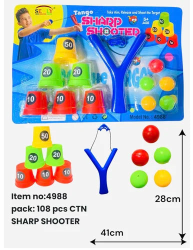 Tango Sharp Shooter Sling Shot Toy Archery Kit