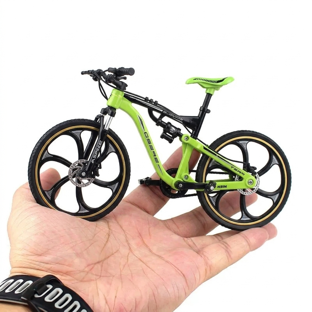 Teenager plastic simulation bicycle model ornament mini bike 1:8 -Any 1