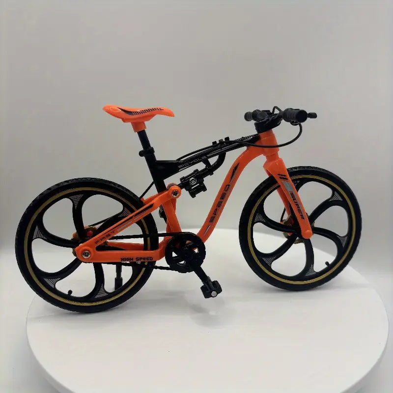 Teenager plastic simulation bicycle model ornament mini bike 1:8 -Any 1