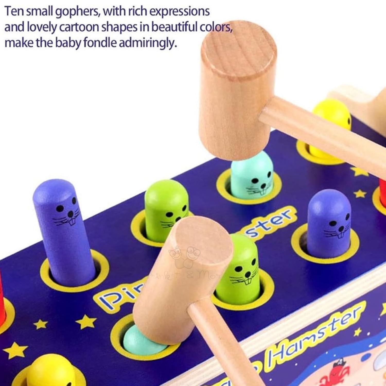 Tiger Beats the Hamster - 10 peg Hammer