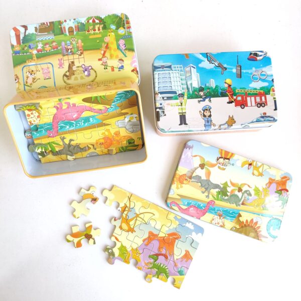 Tin Puzzle  60 pieces -pack of Any 1 Box