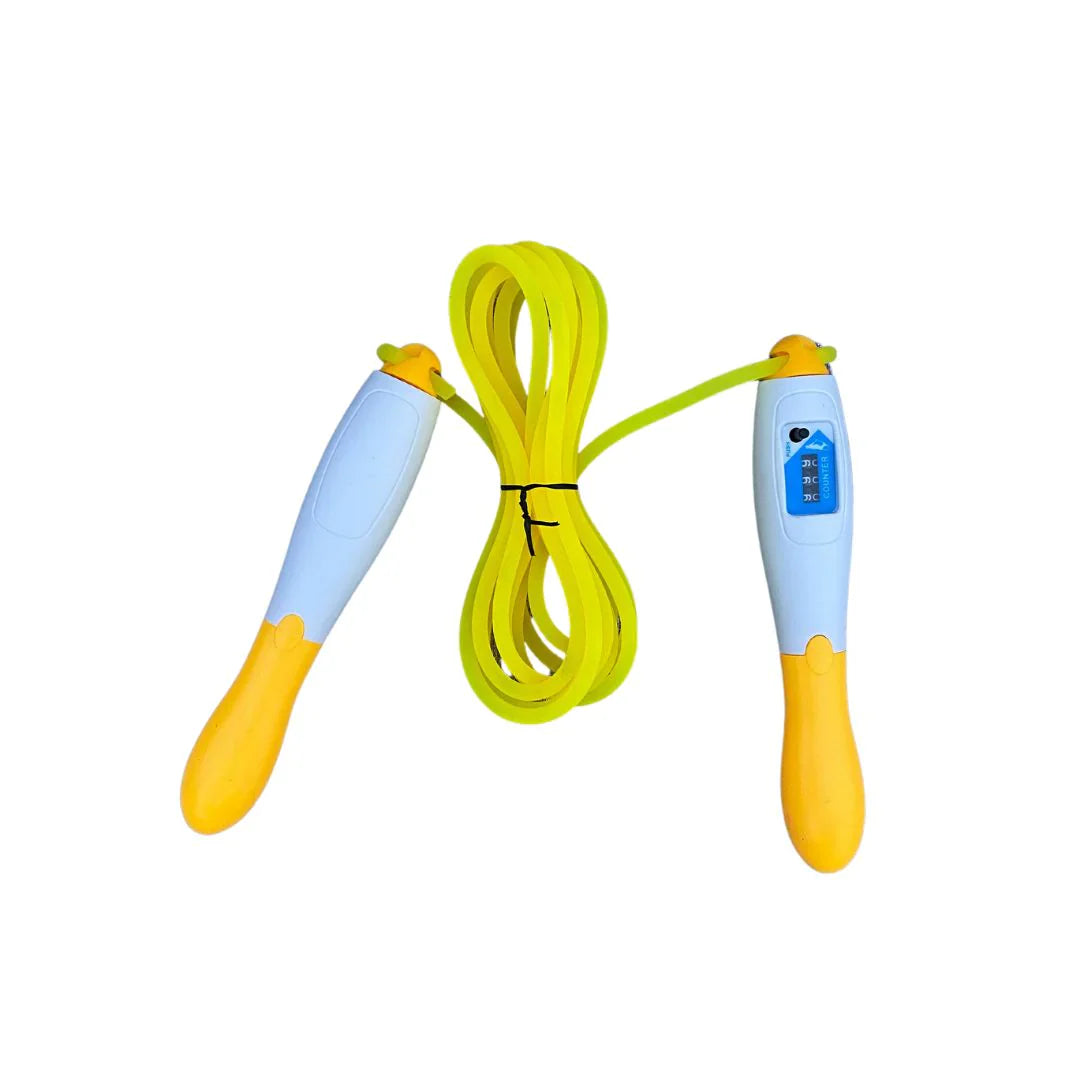 Tough and Durable Adjustable Length Cordless Jump Skipping Rope with Digital LCD Counter