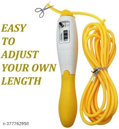 Tough and Durable Adjustable Length Cordless Jump Skipping Rope with Digital LCD Counter