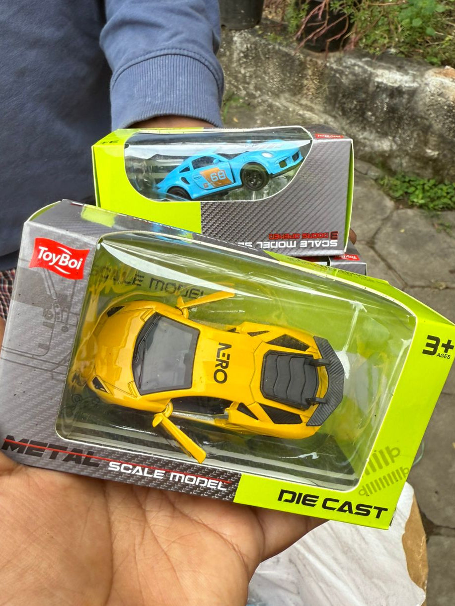 ToyBoi Die Cast Car - Metal Scale Model - Any color Model may vary