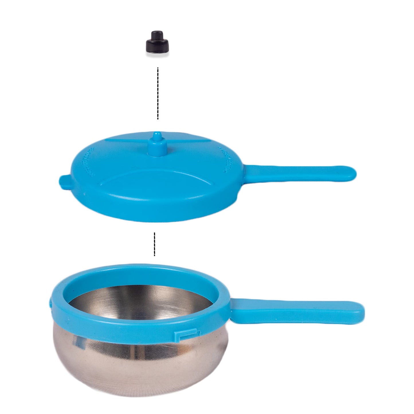 Toy Pressure Cooker - Heavy Stainless Steel Miniature Household Kitchen Appliances Pretend Play Toy for Kids - Any 1