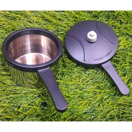 Toy Pressure Cooker - Heavy Stainless Steel Miniature Household Kitchen Appliances Pretend Play Toy for Kids - Any 1