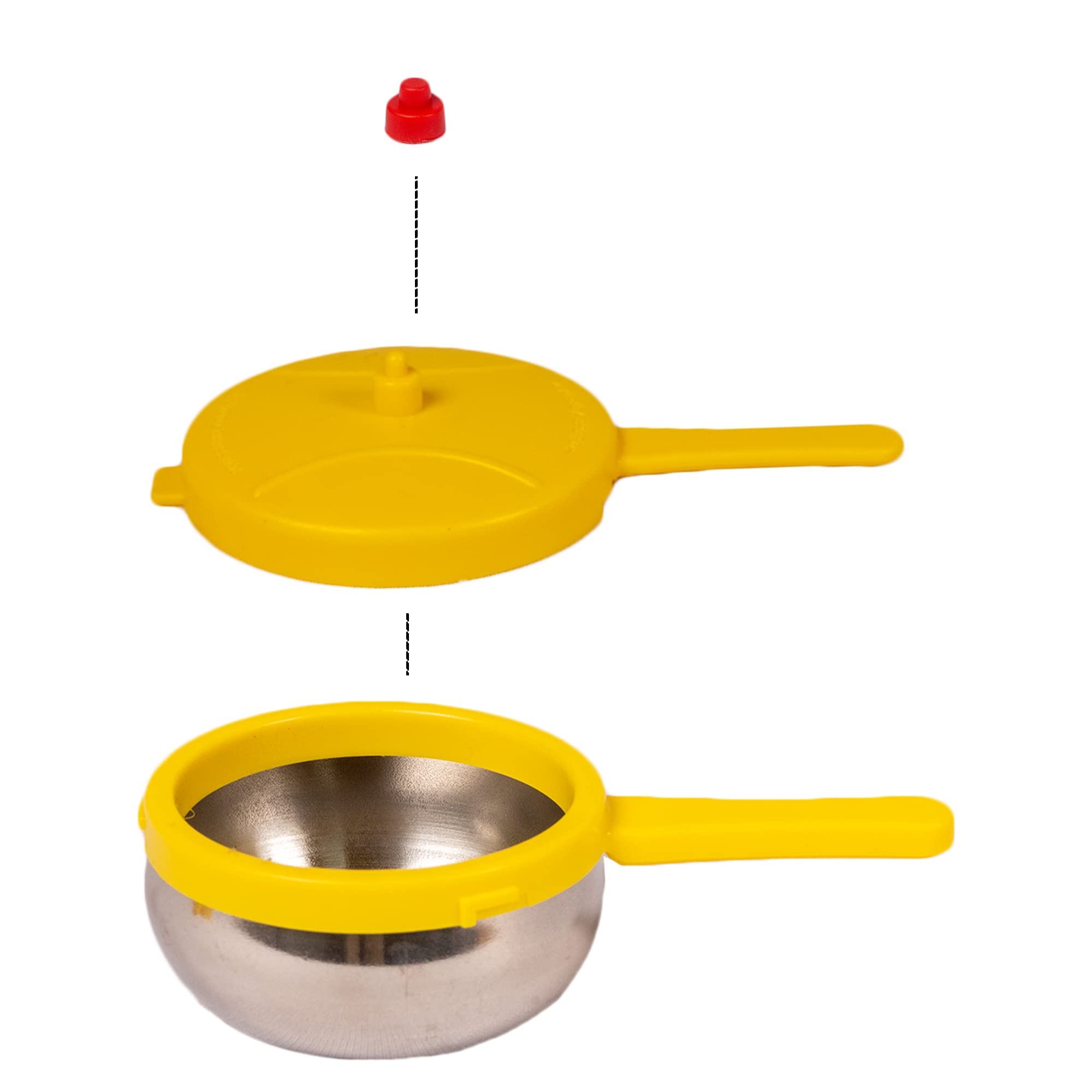 Toy Cooker Stainless Steel Miniature Household Kitchen Appliances Pretend Play Toy for Kids - Any 1