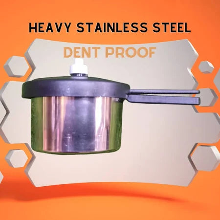 Toy Pressure Cooker - Heavy Stainless Steel Miniature Household Kitchen Appliances Pretend Play Toy for Kids - Any 1
