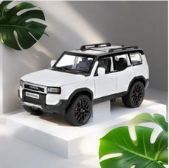 Toyota Land Cruiser Prado Diecast Metal SUV Model | Pullback with Sound & Light Scale 1:32