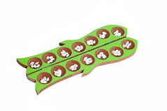 Traditional MDF wooden Pallanguli - Fish Shape | color may vary