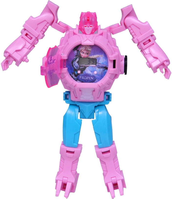Any 1 -Transformer Robot Toy Convert to Digital Wrist Watch for Kids -Avengers Robot Deformation Watch