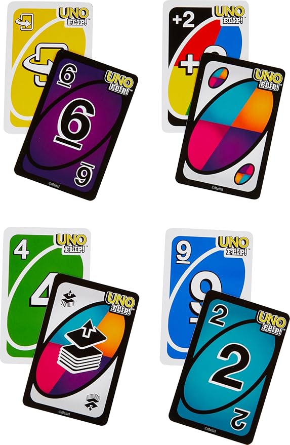 UNO Flip Side Card Game - MultiColor