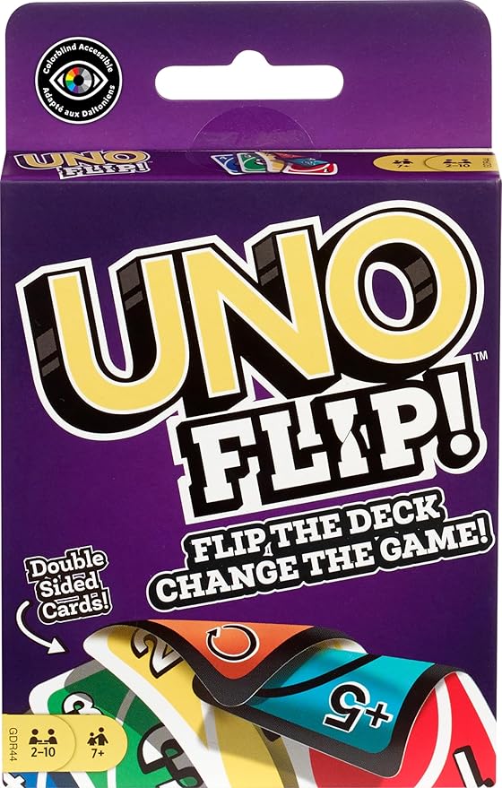 UNO Flip Side Card Game - MultiColor