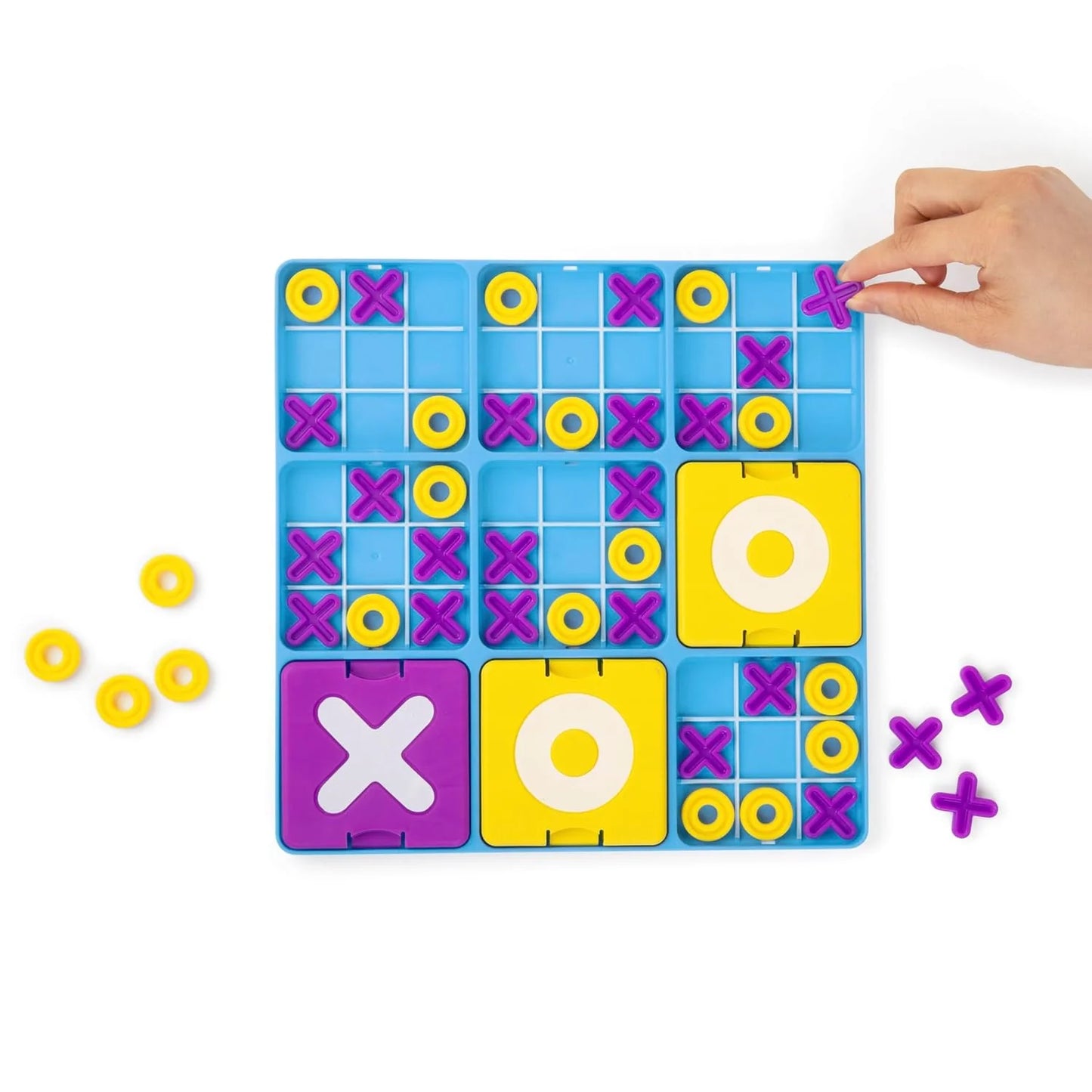 Ultimate Tic Tac Toe Board Game for Kids 8+ & Family | Strategy Fun Game for Indoor & Outdoor Play