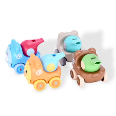 Unbreakable Carnival Clowns Friction Car With Whistle - Any 1