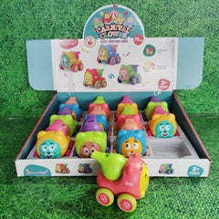 Unbreakable Carnival Clowns Friction Car With Whistle - Any 1