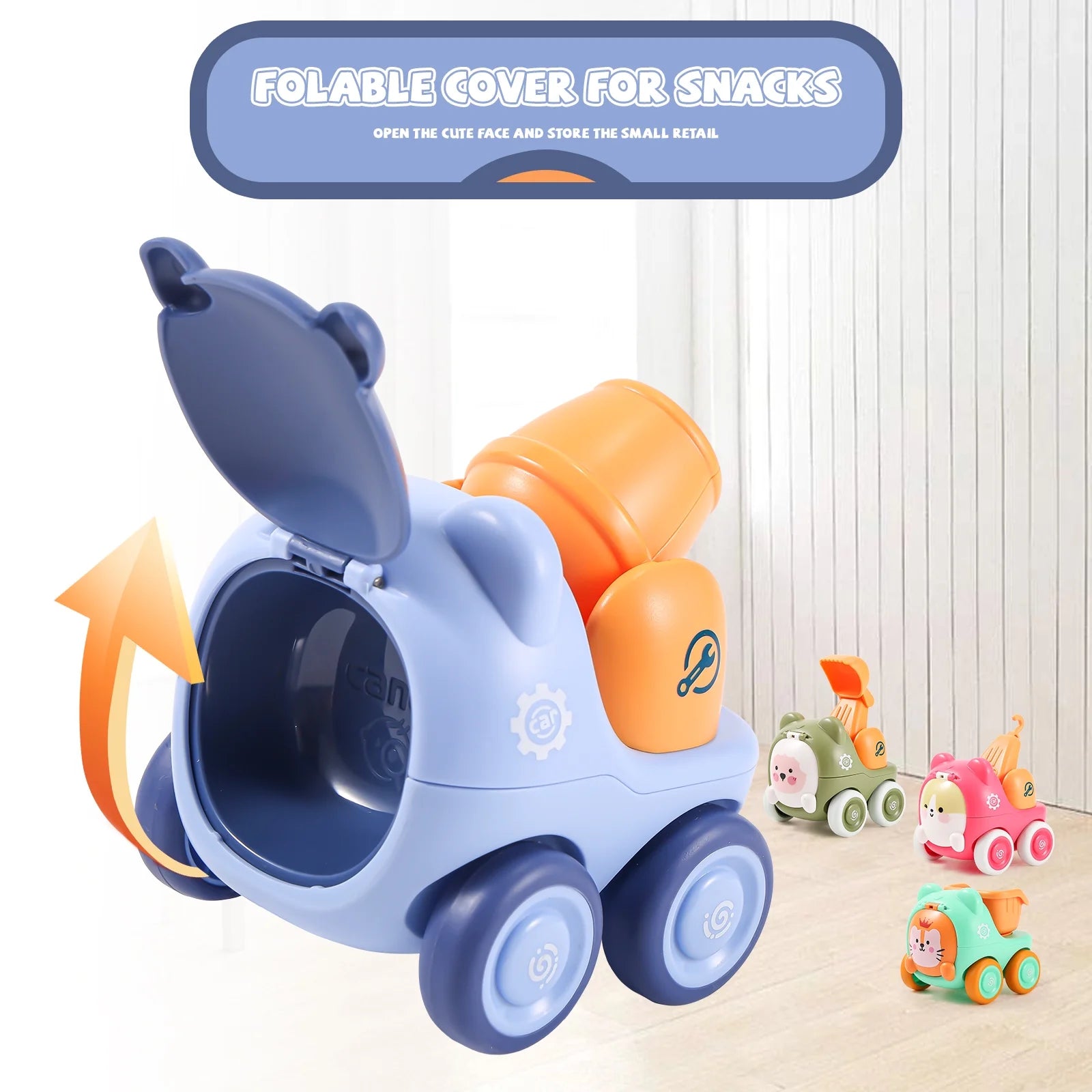 Unbreakable Farm Animal Friction Car - Any 1