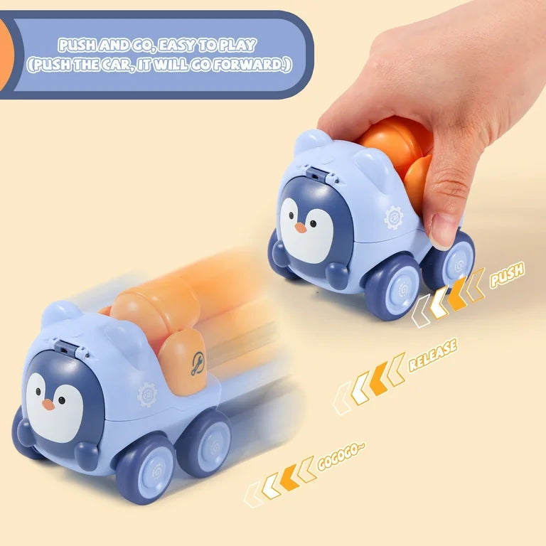 Unbreakable Farm Animal Friction Car - Any 1