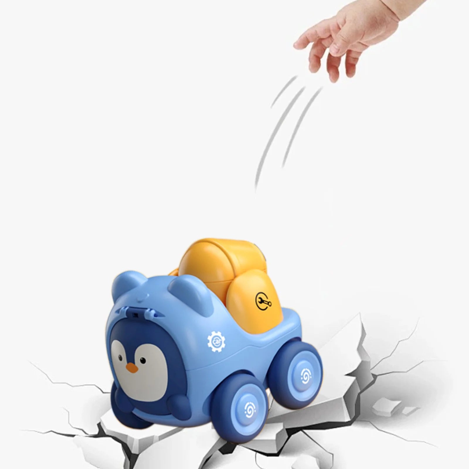 Unbreakable Farm Animal Friction Car - Any 1