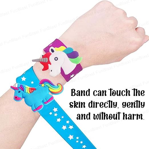 Unicorn Wrist Band Silicone Wristbands for Kids Slap Bracelet - Any 1 piece
