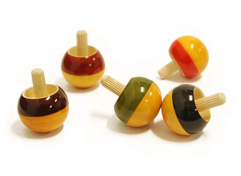 Upside down Wooden Magic top Spinner - pack of 1