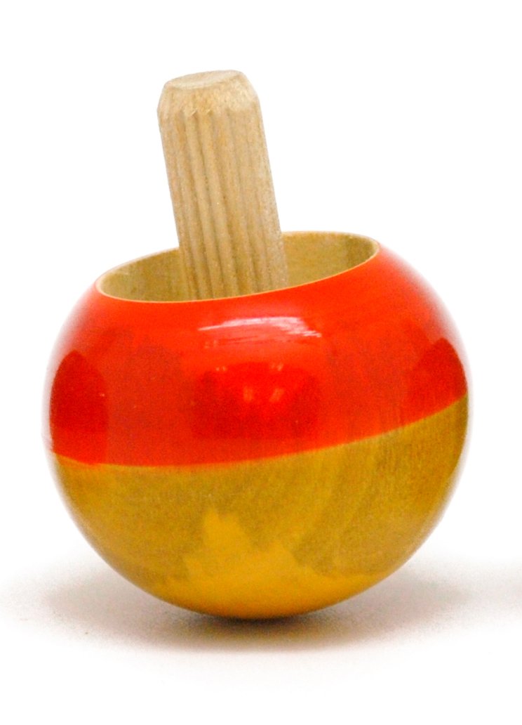 Upside down Wooden Magic top Spinner - pack of 1