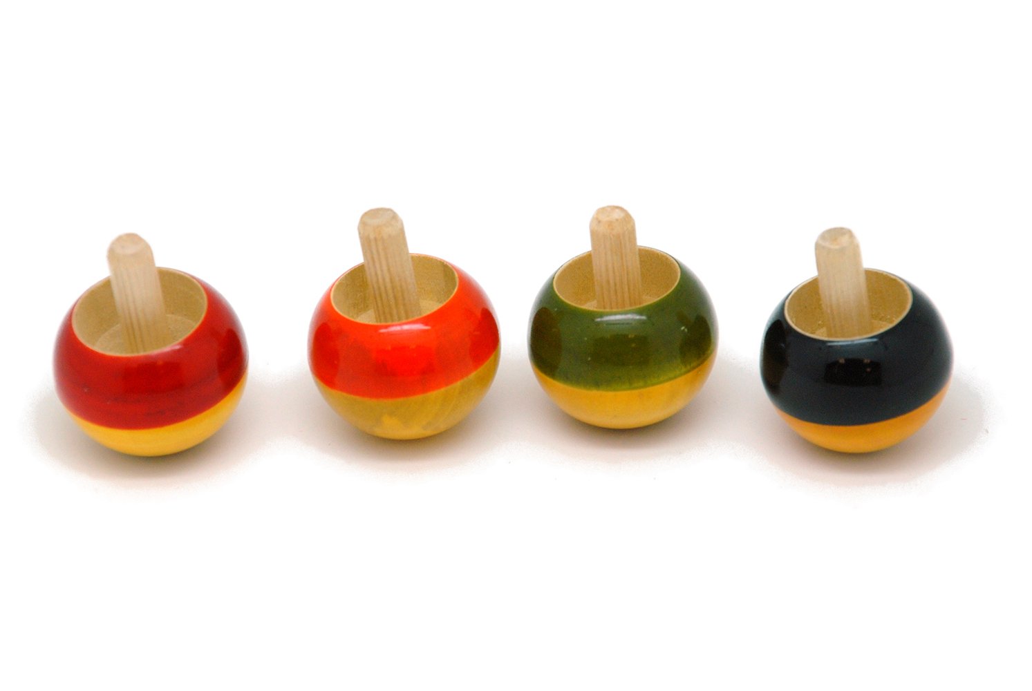 Upside down Wooden Magic top Spinner - pack of 1