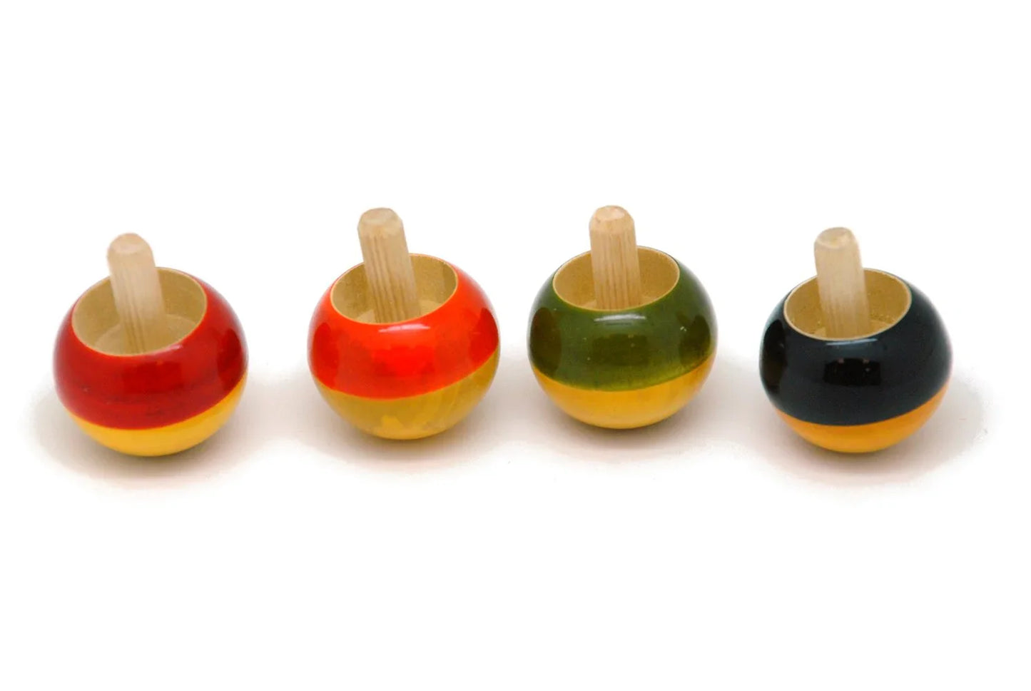 Upside down Wooden Magic top Spinner - pack of 1