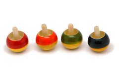 Upside down Wooden Magic top Spinner - pack of 1
