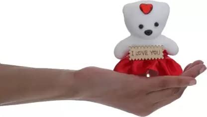 Valentine Heart Shape Box with Teddy and Red Rose Flowers Combo