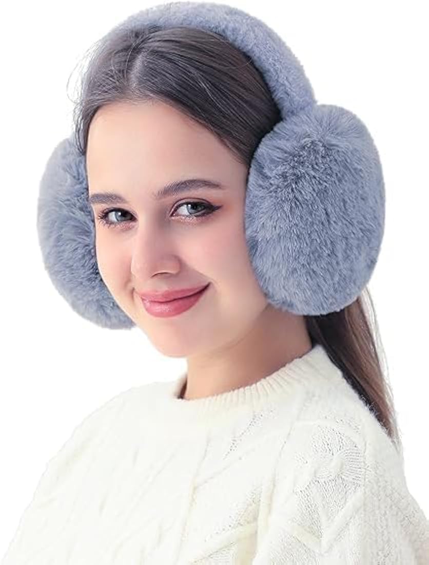 Very Soft Plush Winter Foldable Earmuff For Kids and Women -Any 1 piecs