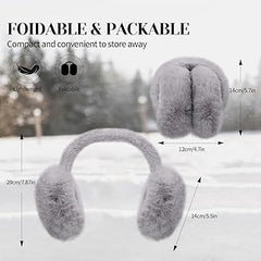 Very Soft Plush Winter Foldable Earmuff For Kids and Women -Any 1 piecs